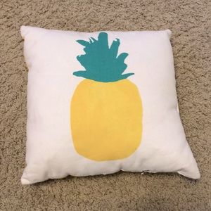 This is a pineapple pillow with pick a dots